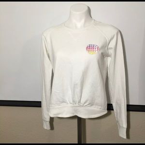 Barry's Bootcamp White Sweater Women’s
